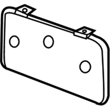 Ford XL3Z-17A385-AA License Bracket