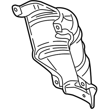 Acura 18120-5J6-A00 Cover A, Front