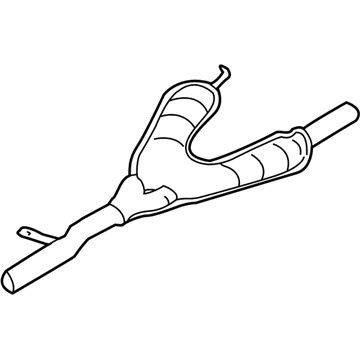 BMW 18-10-1-440-244 Exhaust-Intermediate Pipe