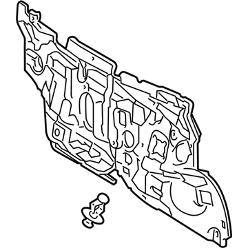 Lexus 55210-75020 Insulator Assy, Dash Panel