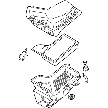 Ford JR3Z-9600-A Air Cleaner Assembly