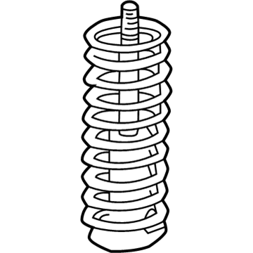 Hyundai 55350-38000 Spring-Rear