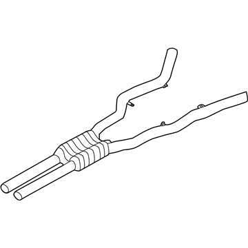 BMW 18-30-7-646-959 Center Muffler