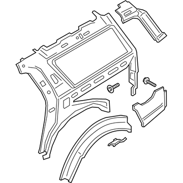 Ford JL1Z-4027864-A Inner Quarter Panel