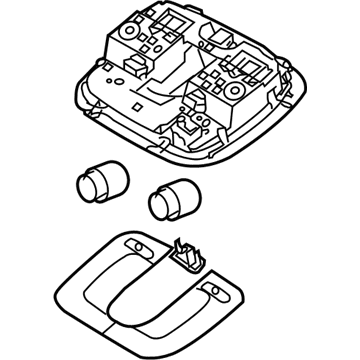 Kia 928502K000QW Lamp Assembly-Map