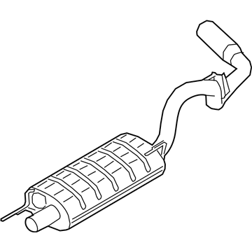 Ford JL3Z-5230-K Muffler