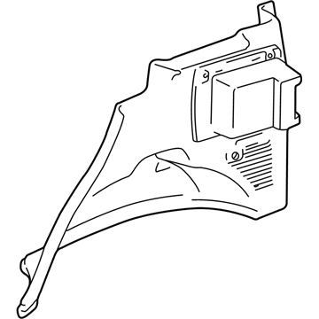 Toyota 64731-42011-E1 Lower Quarter Trim