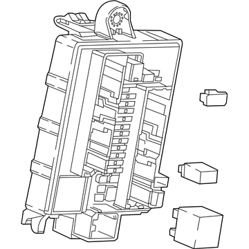 GM 84590860 Fuse & Relay Box