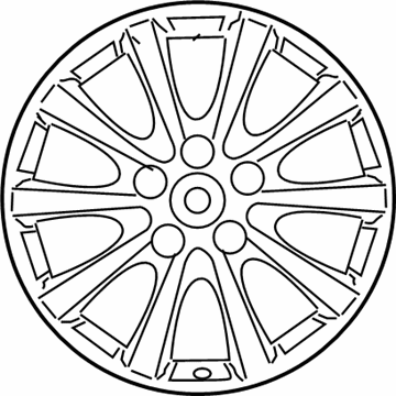 Lexus 42611-53310 Wheel, Disc