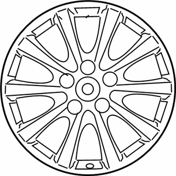 Lexus 42611-53362 WHEEL, DISC