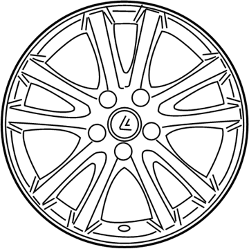 Lexus 4261A-53230 Wheel, Disc Chrome P