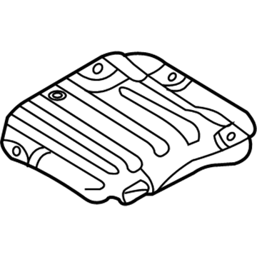 Hyundai 28792-4D000 Panel-Heat Protector, Center