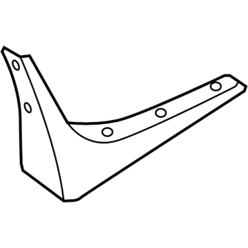 Infiniti 78810-5CA0A MUDGUARD Set-Rear, RH