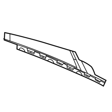 Mopar 68242467AC APPLIQUE-B Pillar