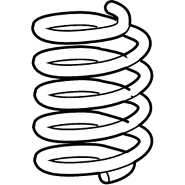 Honda 51401-SLN-A03 Spring, Front