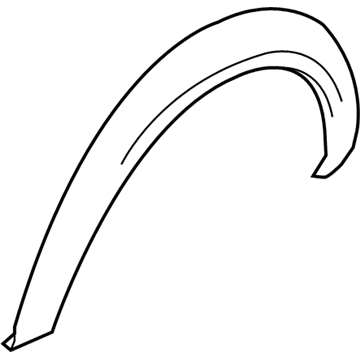 Ford 2T1Z-58280K96-AA Wheel Opening Molding
