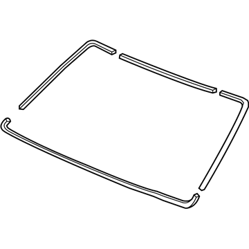 Honda 04731-SJC-A00 Rubber Set, FR. Windshield Dam