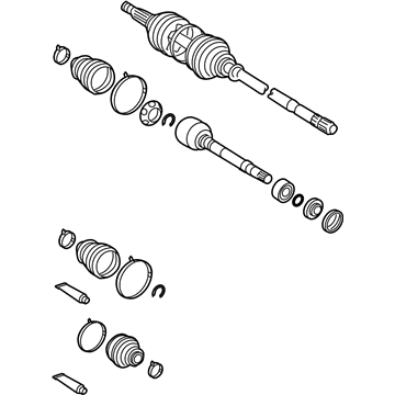 Toyota 43420-08020 Axle Assembly