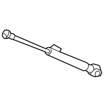 BMW 54-34-7-019-809 Hydraulic Cylinder, Tensioning Rod Left