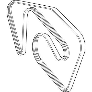 Ford XW4Z-8620-CA Serpentine Belt