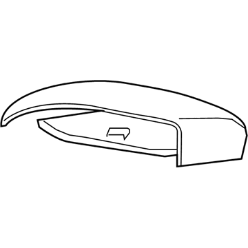 Hyundai 87626-F3000 Rear View Mirror Scalp, Right, Exterior