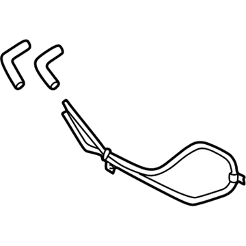 Nissan 49725-1Z200 Hose-Return, Power Steering