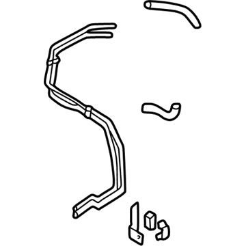 Nissan 49721-0Z400 Hose & Tube Assy-Power Steering