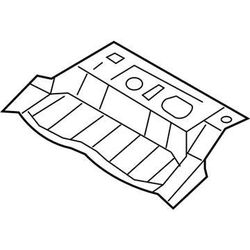 Hyundai 65512-3L201 Panel Assembly-Rear Floor, Front