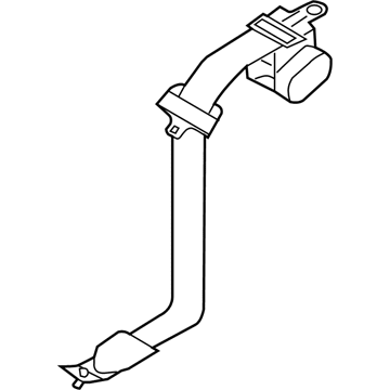 Nissan 88844-6Z604 Rear Seat Tongue Belt Assembly