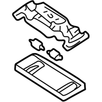 Nissan 26460-AR000 Lamp Assy-Personal