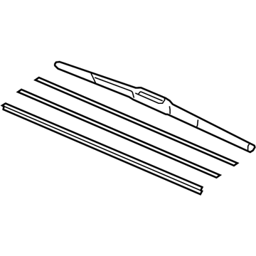 Lexus 85212-0E020 Front Wiper Blade, Right