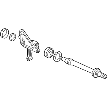 Acura 44500-SJA-000 Shaft Assembly, Half