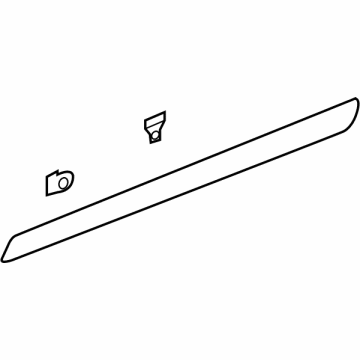 Acura 75332-TYA-A01 Garnish Assembly Left, Front Dr