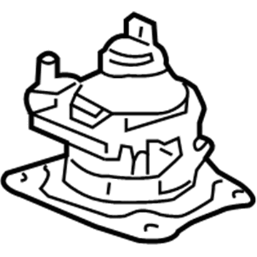 Acura 50810-SDB-A21 Rubber Assembly, Rear Engine Mounting (Ecm)