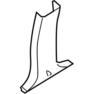 Nissan 76916-ZQ10D Garnish-Center Pillar, Lower LH