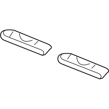Acura 66118-S5A-A00ZZ Stiffener, Rear Bumper Face