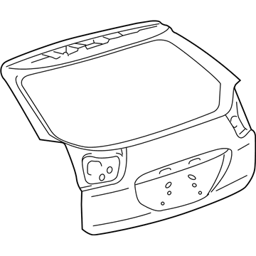 Lexus 67005-0E050 Panel Sub-Assy, Back Door