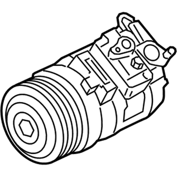 BMW 64-52-9-396-723 Air Conditioning Compressor Without Magnetic Coupling