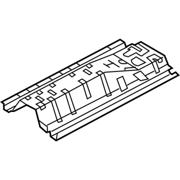 Hyundai 65113-2V011 Panel Assembly-Center Floor, Center