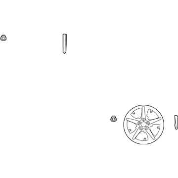 Lexus 42601-30091 Wheel Sub-Assembly, Disc