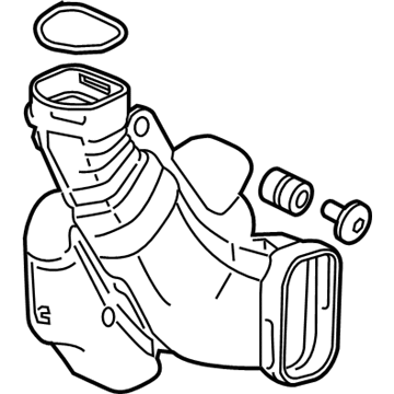 Honda 17243-5G0-A00 Tube Assembly B, Air I