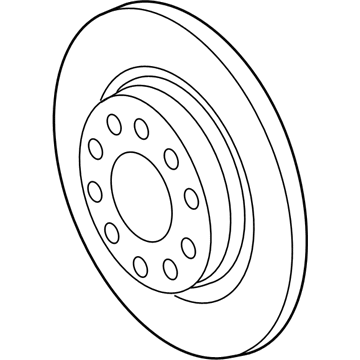 Mopar 68082121AB Rear Brake Rotor