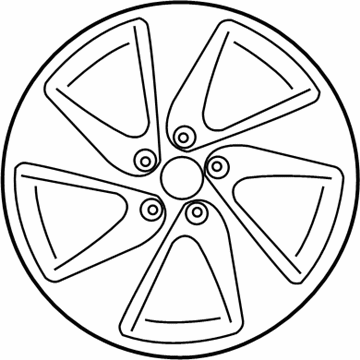 Kia 529101D350 Wheel Assembly-Aluminum