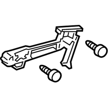 Lexus 69203-0E010 Frame Sub-Assy, Rear Door Outside Handle, RH