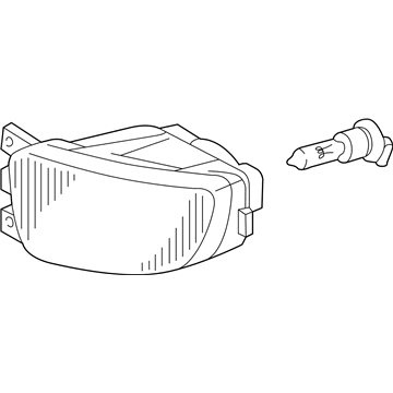 Lexus 81210-30H03 Lamp Set, Fog