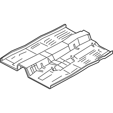 Ford YS4Z-5411135-SA Floor Pan Assembly