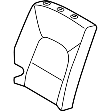 Kia 894601W020BB2 Rear Seat Back Covering Assembly Right