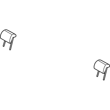 Kia 897001W400BGB Headrest Assembly-Rear Seat