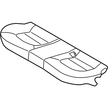 Kia 891601W010BB2 Rear Seat Cushion Covering Assembly