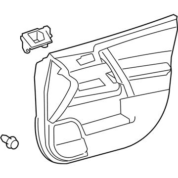 Toyota 67610-48662-E1 Door Trim Panel